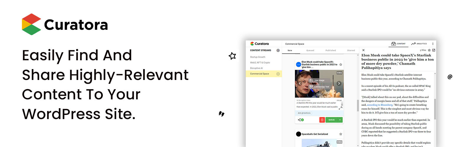 Curatora Stories by Curatora.io