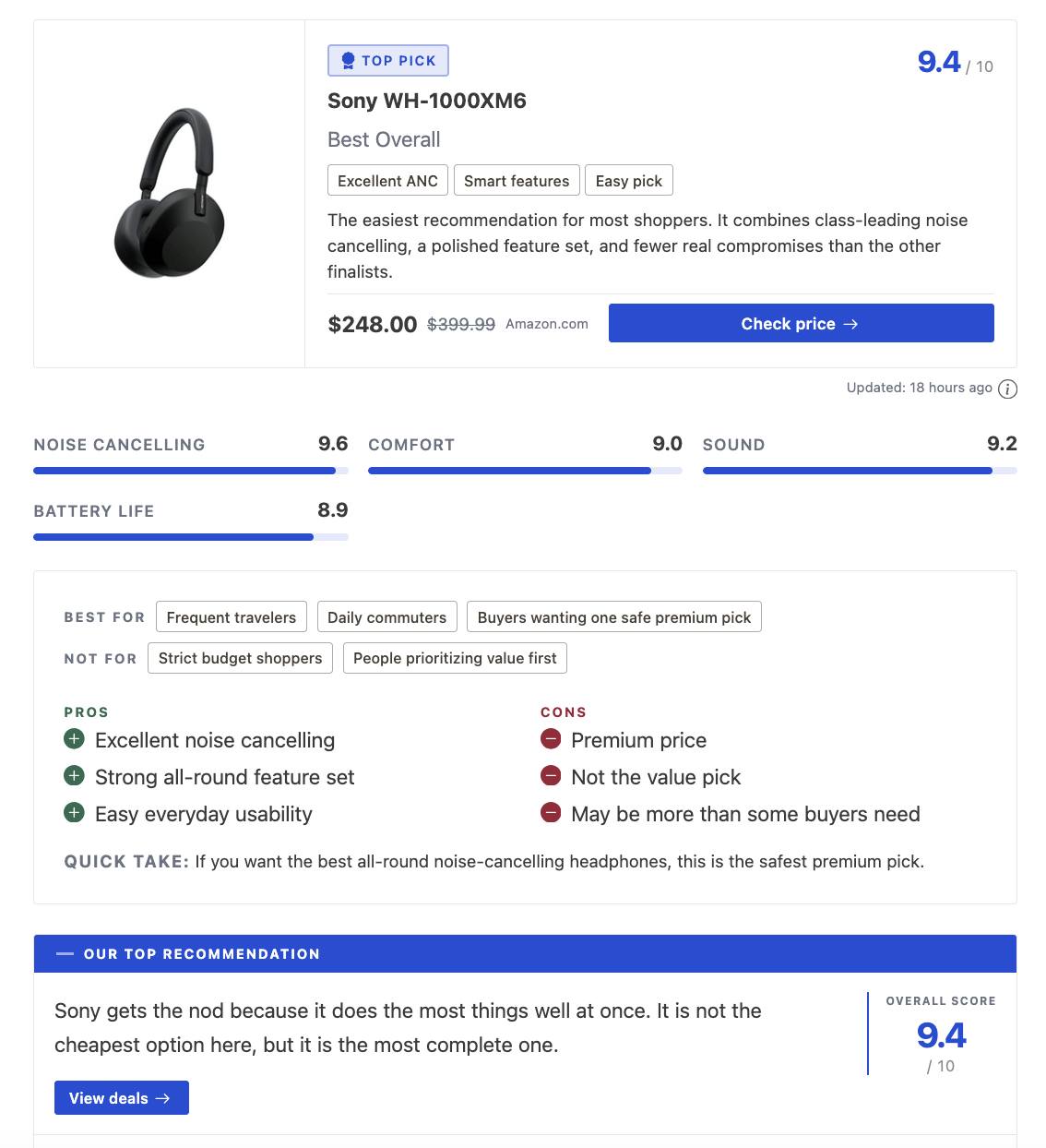 Egg Blocks demo — product card, pros & cons, verdict