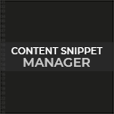 Content Snippet Manager Icon