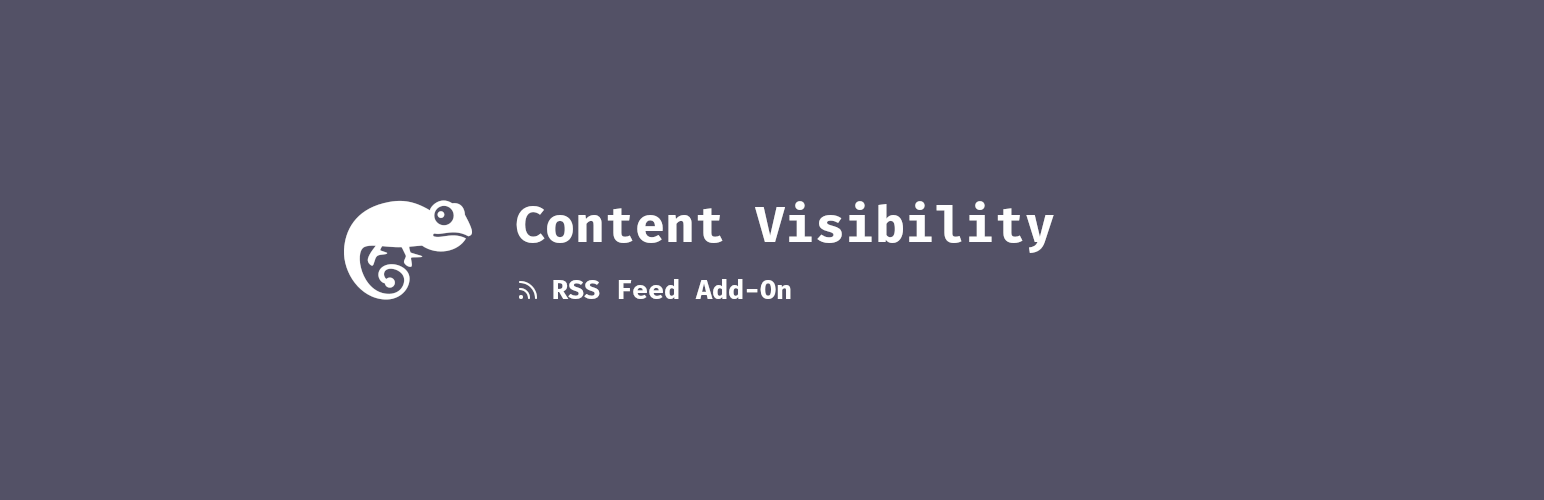 Content Visibility RSS Feed