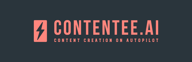 WordPress 外掛 Contentee.ai 的封面圖片。