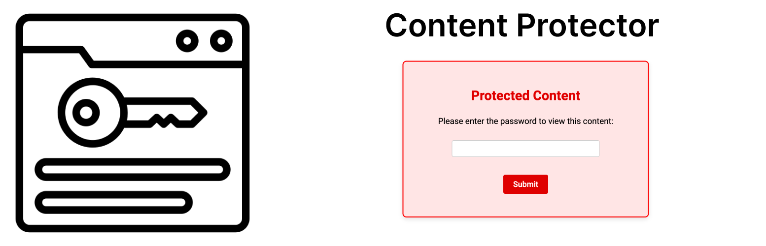 WordPress 外掛 ContentProtector – password protect your page, post or text 的封面圖片。