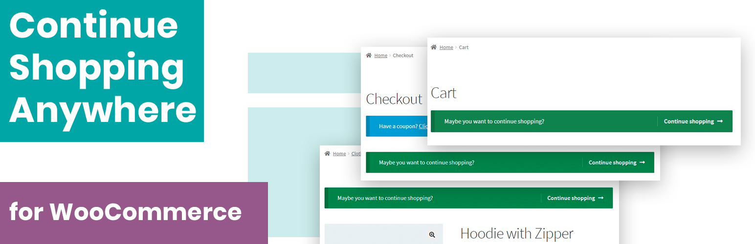 Continue Shopping Anywhere for WooCommerce