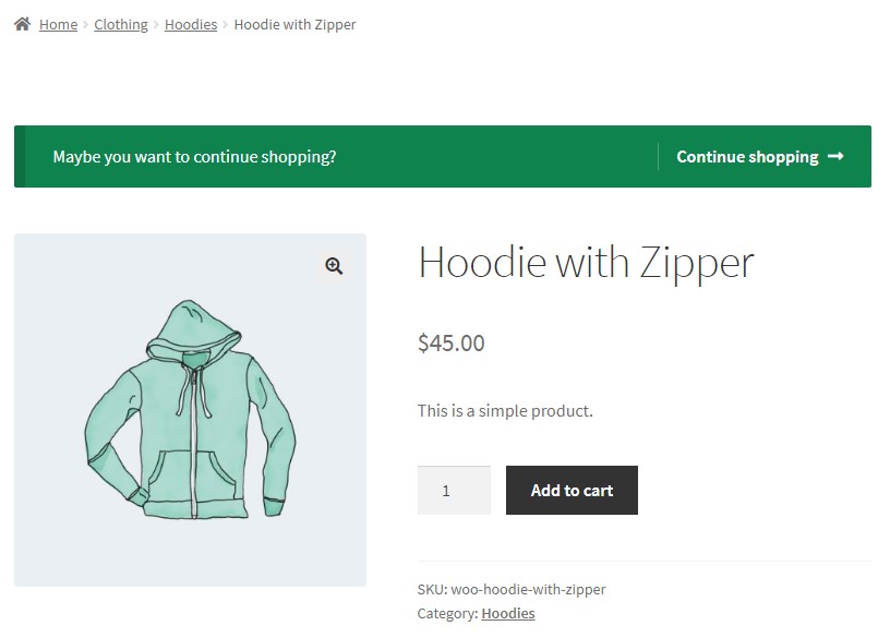 Continue Shopping Anywhere for WooCommerce