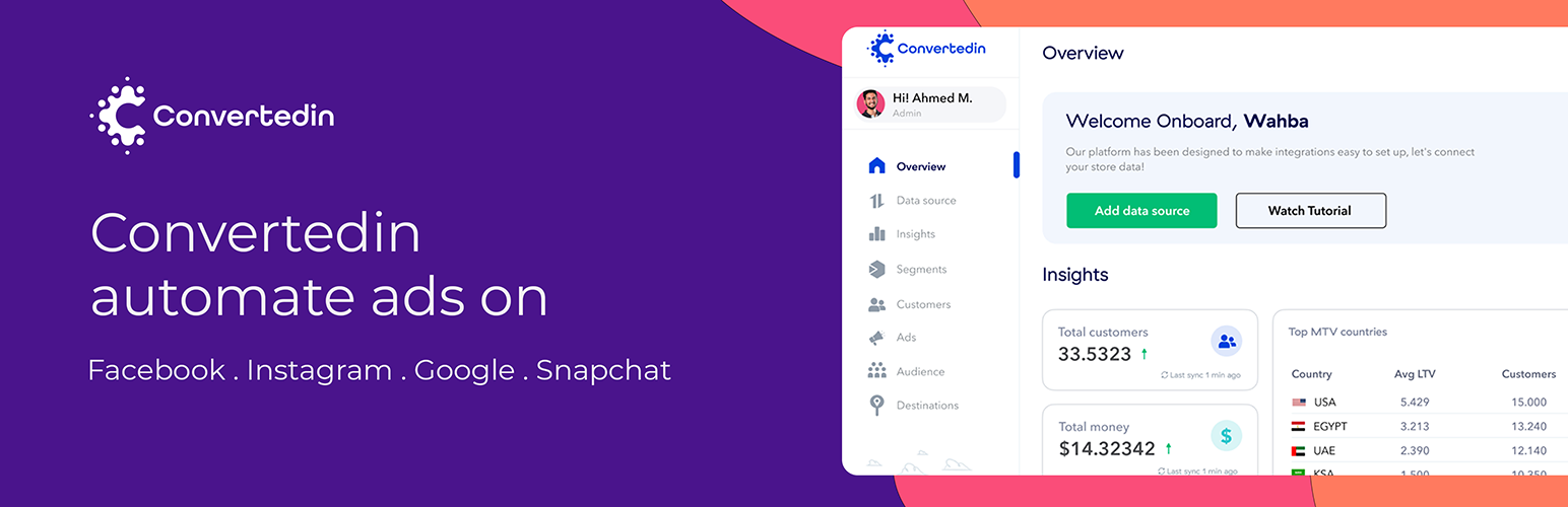 ConvertedIn AI-Powered E-Commerce Marketing Automation for WooCommerce