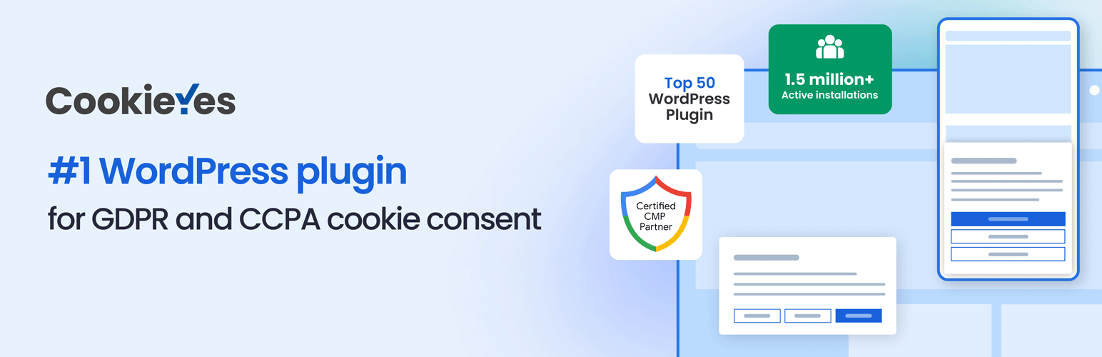 CookieYes — Cookie Banner for Cookie Consent (Easy to setup GDPR/CCPA Compliant Cookie Notice)