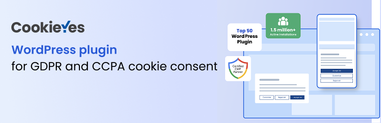 CookieYes – Cookie Banner for Cookie Consent (Easy to setup GDPR/CCPA Compliant Cookie Notice)