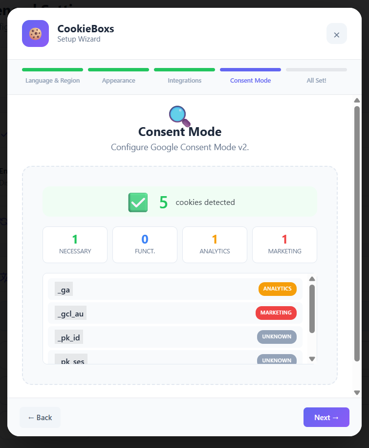 CookieBoxs – GDPR/CCPA Cookie Consent &amp; Google Consent Mode v2