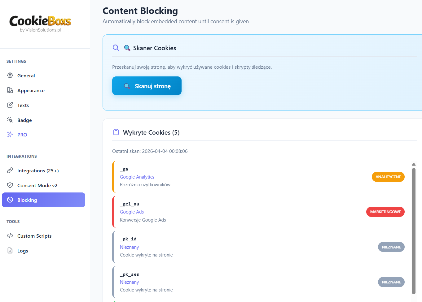 CookieBoxs – GDPR/CCPA Cookie Consent &amp; Google Consent Mode v2