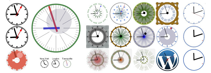 cool analog clocks