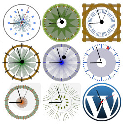 CoolClock &#8211; a Javascript Analog Clock Icon