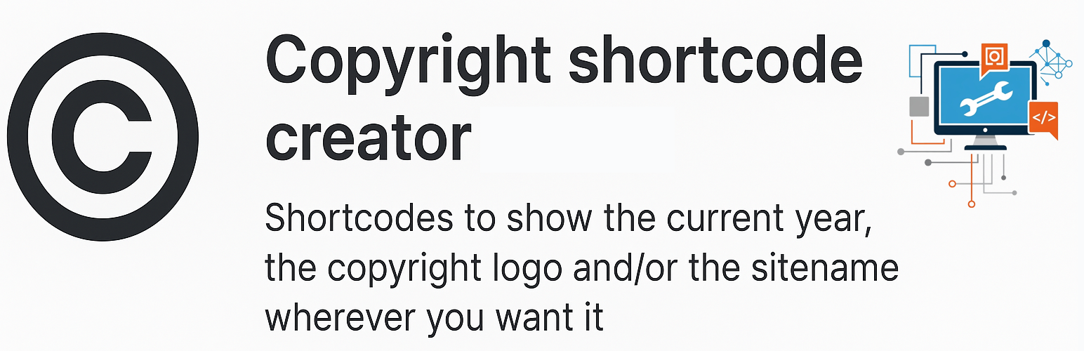 Copyright shortcode creator VICT