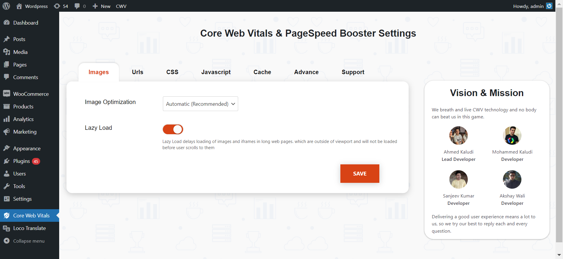 Core Web Vitals &amp; PageSpeed Booster