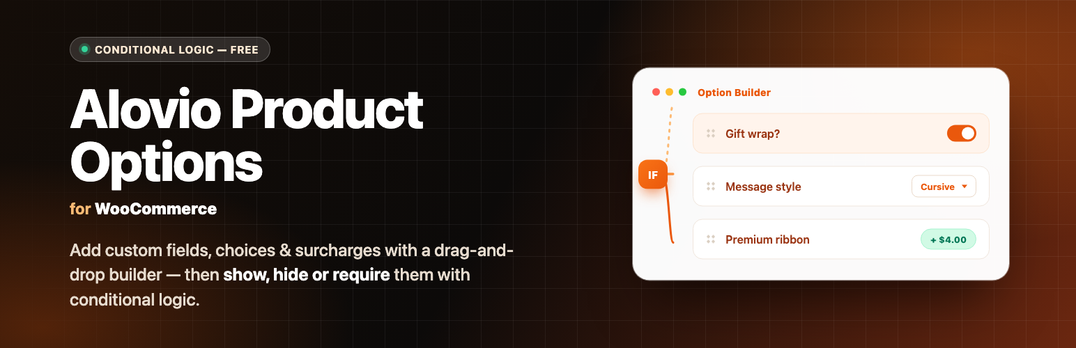 Alovio Product Options for WooCommerce