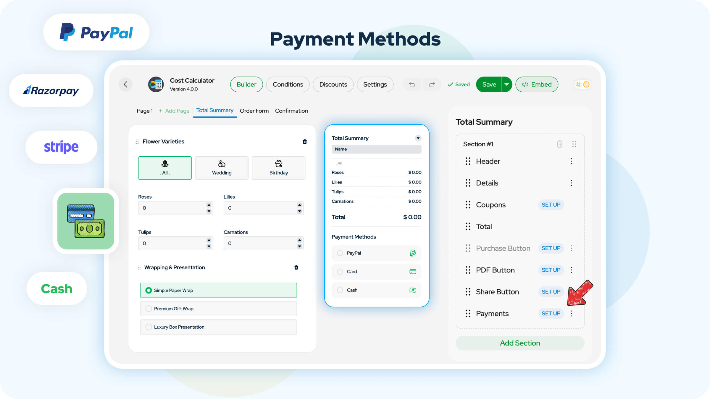 Cost Calculator Builder