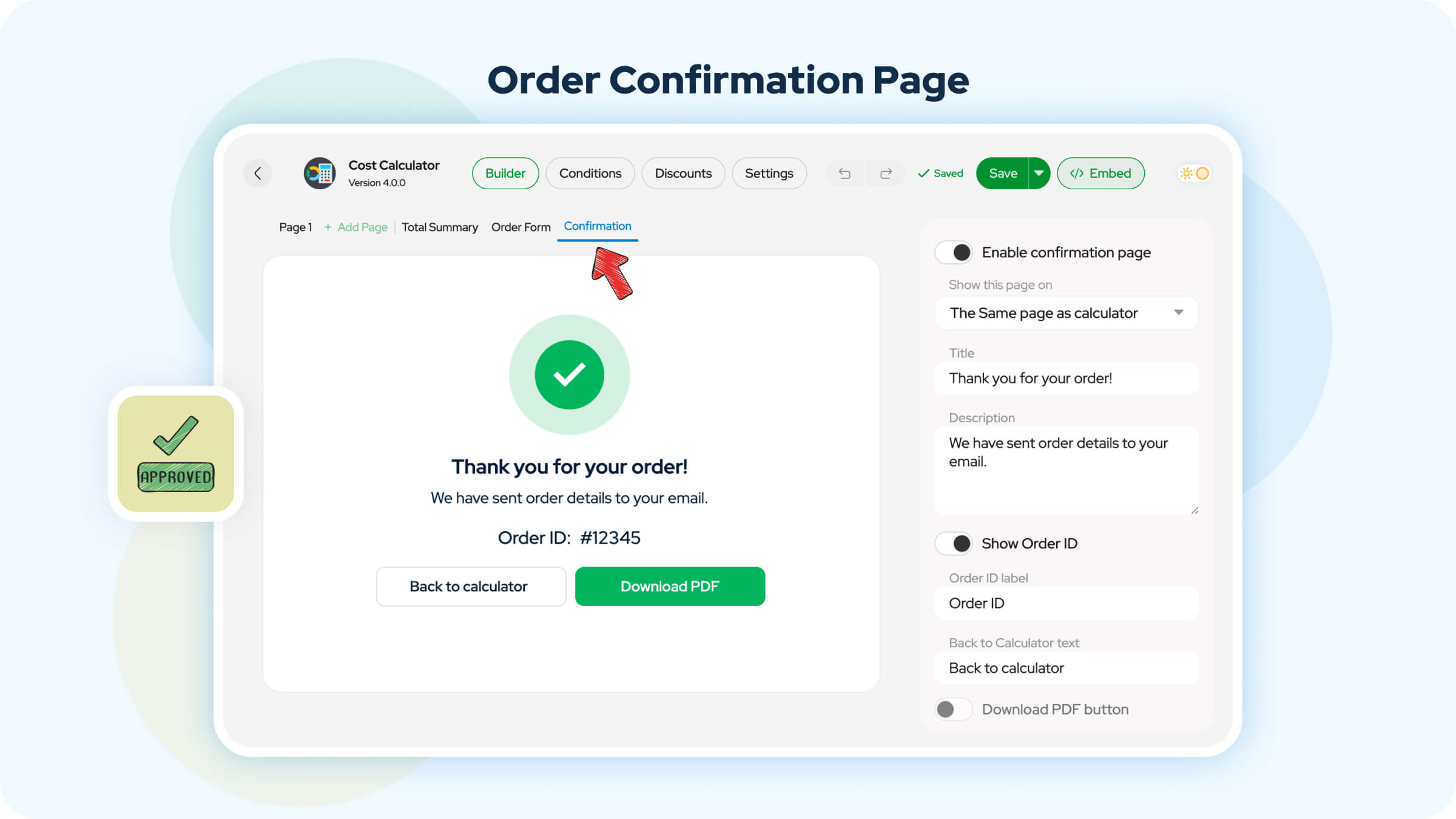 Cost Calculator Builder