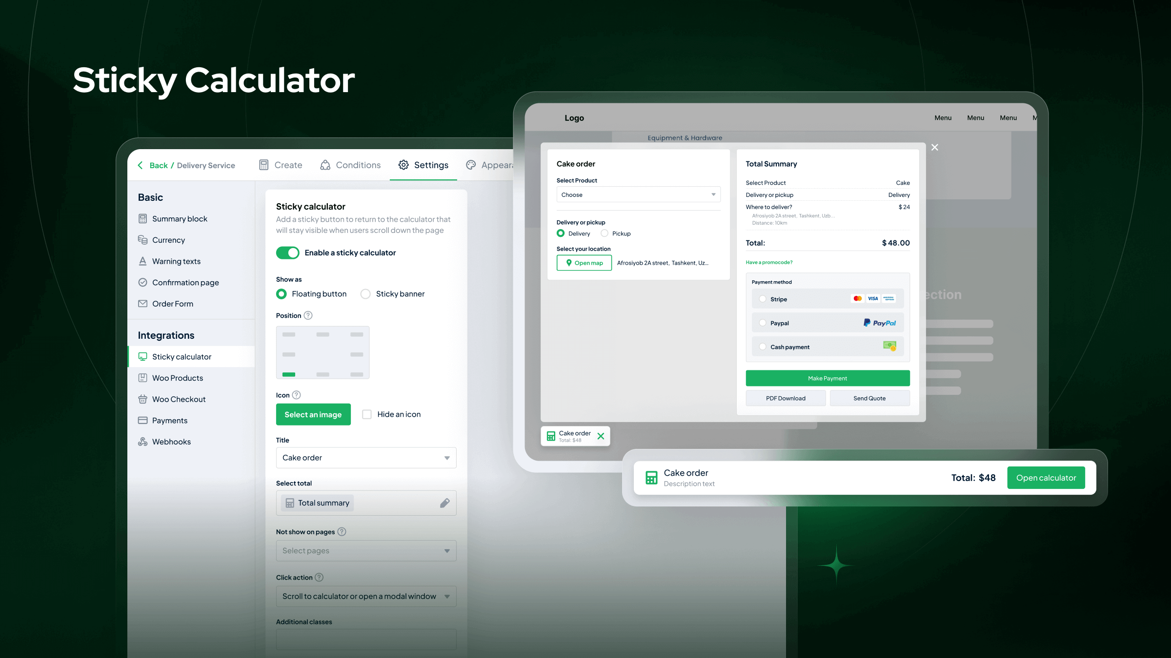 Cost Calculator Builder