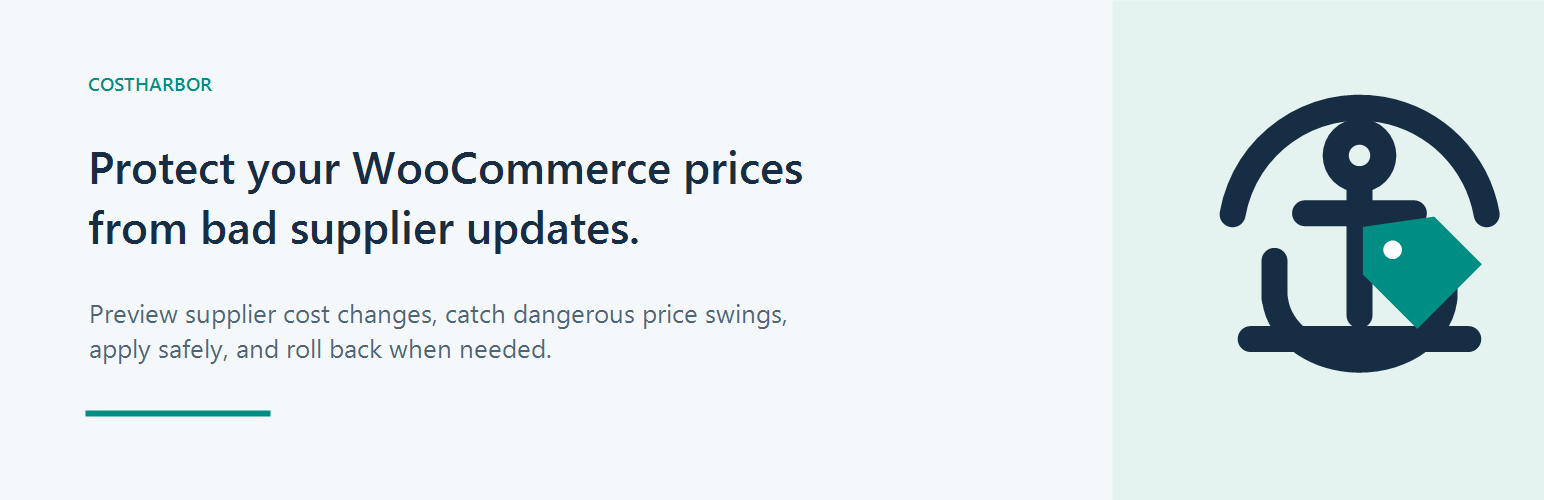 CostHarbor Supplier Updates for WooCommerce