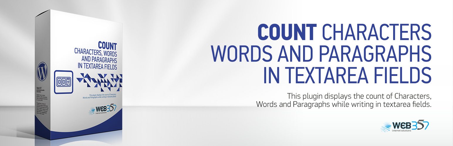 Count Characters, Words and Paragraphs while typing