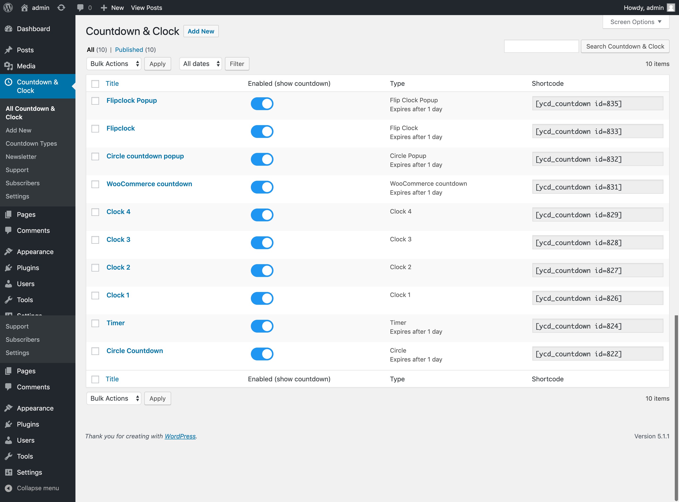 Countdown, Coming Soon, Maintenance – Countdown & Clock