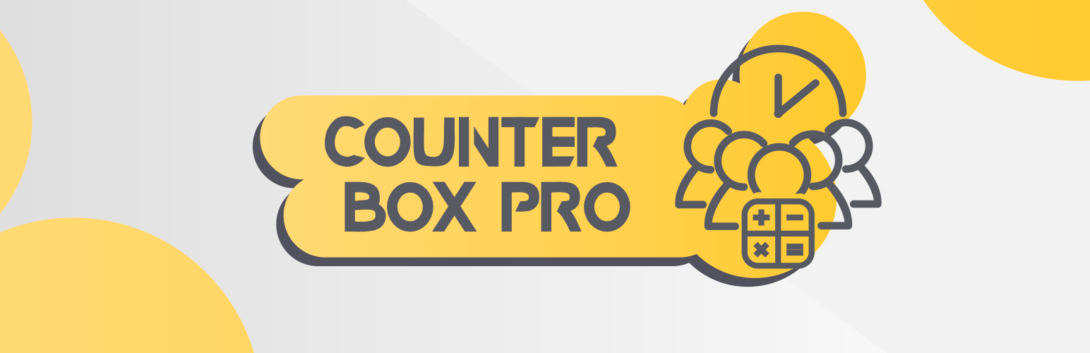 WordPress 外掛 Counter Box – Add Countdowns, Timers & Dynamic Counters to WordPress 的封面圖片。