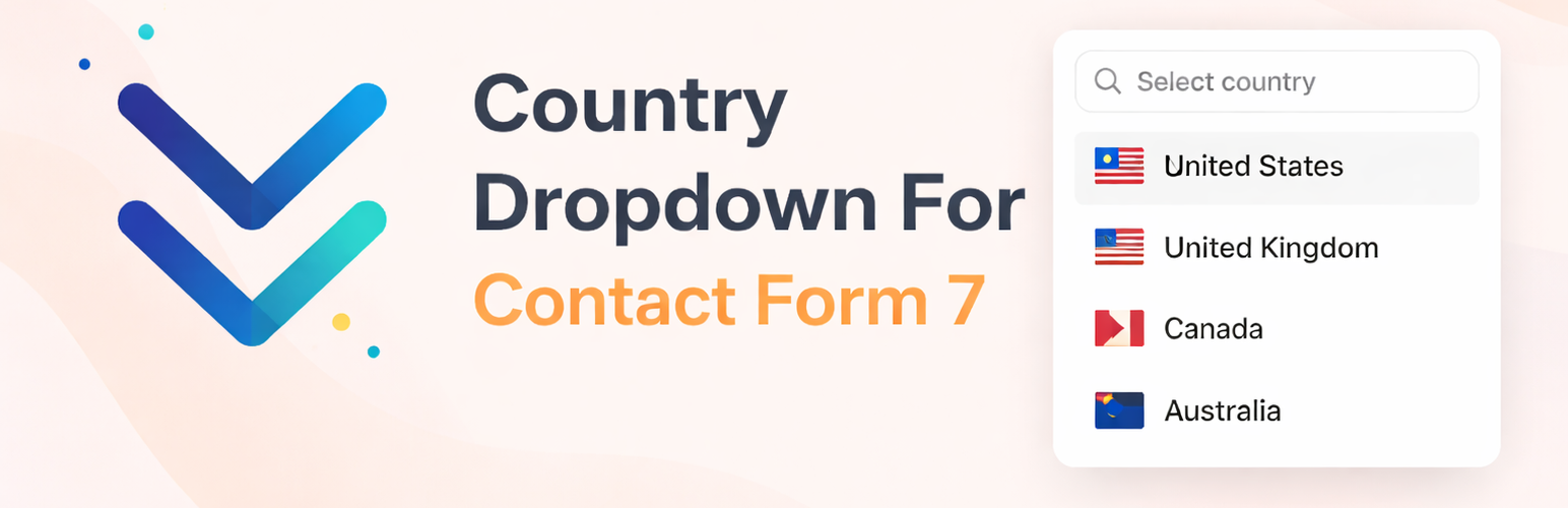 Country Dropdown For Contact Form 7