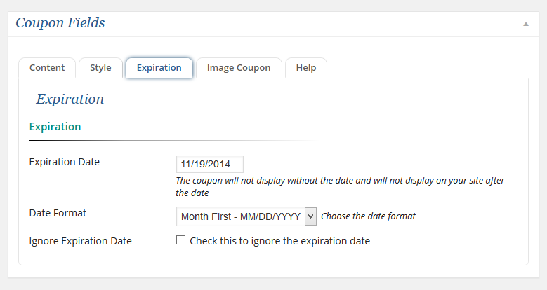 coupon creator wordpress org