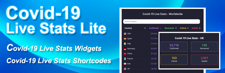 Covid-19 Live Stats Lite