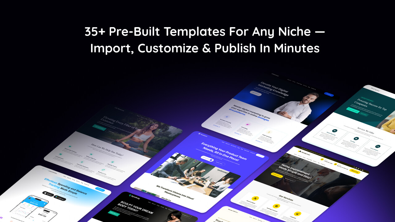 FSE Homepage templates