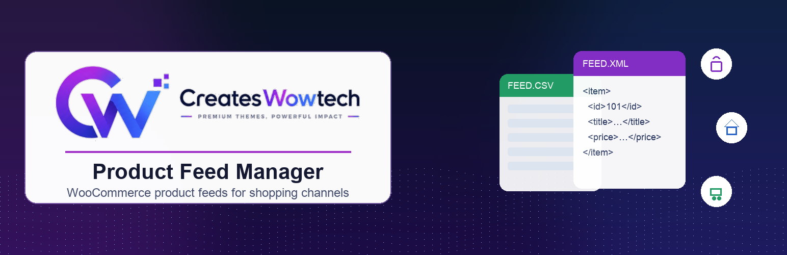 CreatesWowtech Product Feed Manager