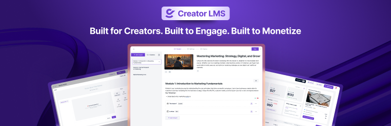 The WordPress LMS Plugin for Creators, Coaches, and Trainers – Creator LMS