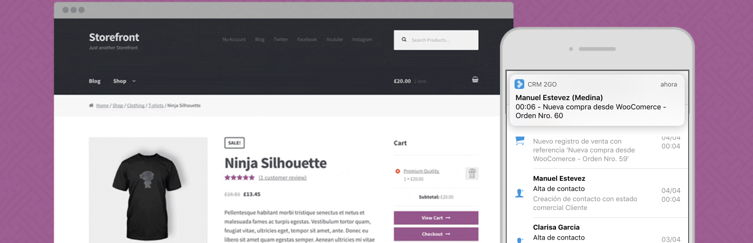 CRM2go for WooCommerce