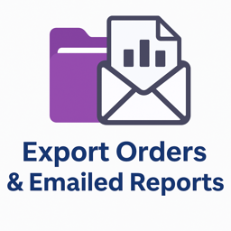 Export Orders & Email Reports for WooCommerce – Automated Daily Sales Exports Icon