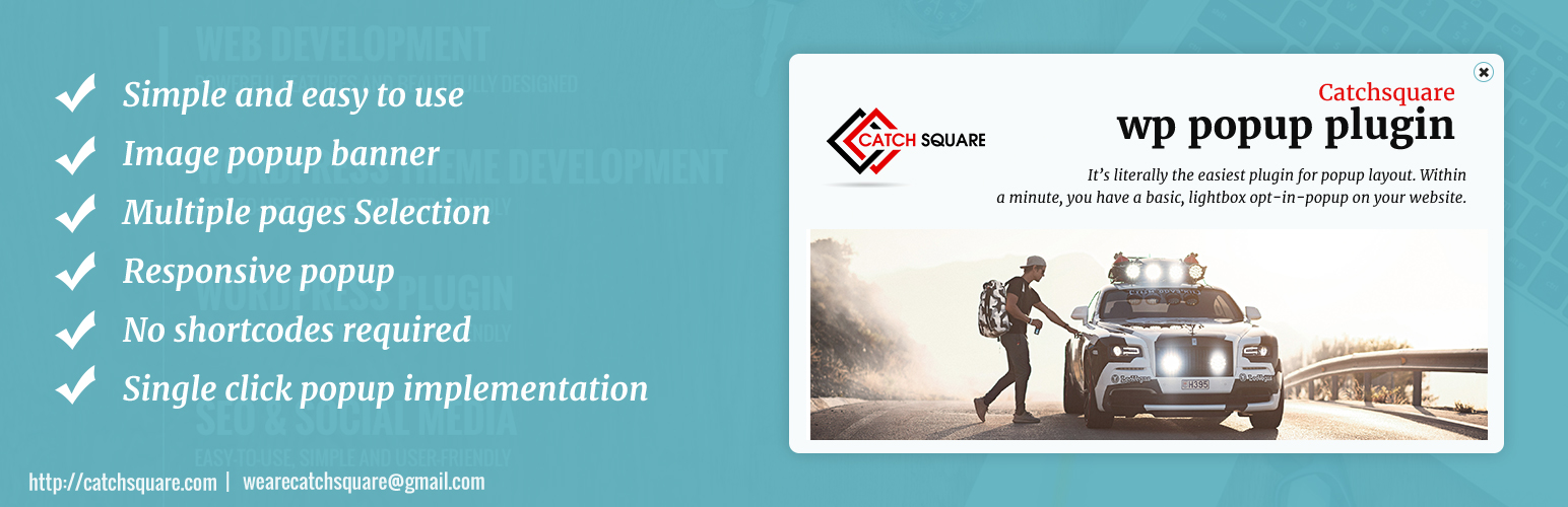 WordPress 外掛 CS Popup Maker 的封面圖片。