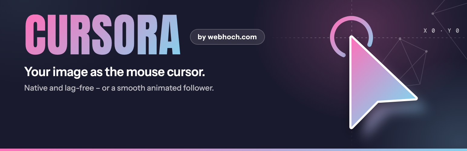 WordPress 外掛 Cursora – Custom Cursor for Any Theme & Page Builder 的封面圖片