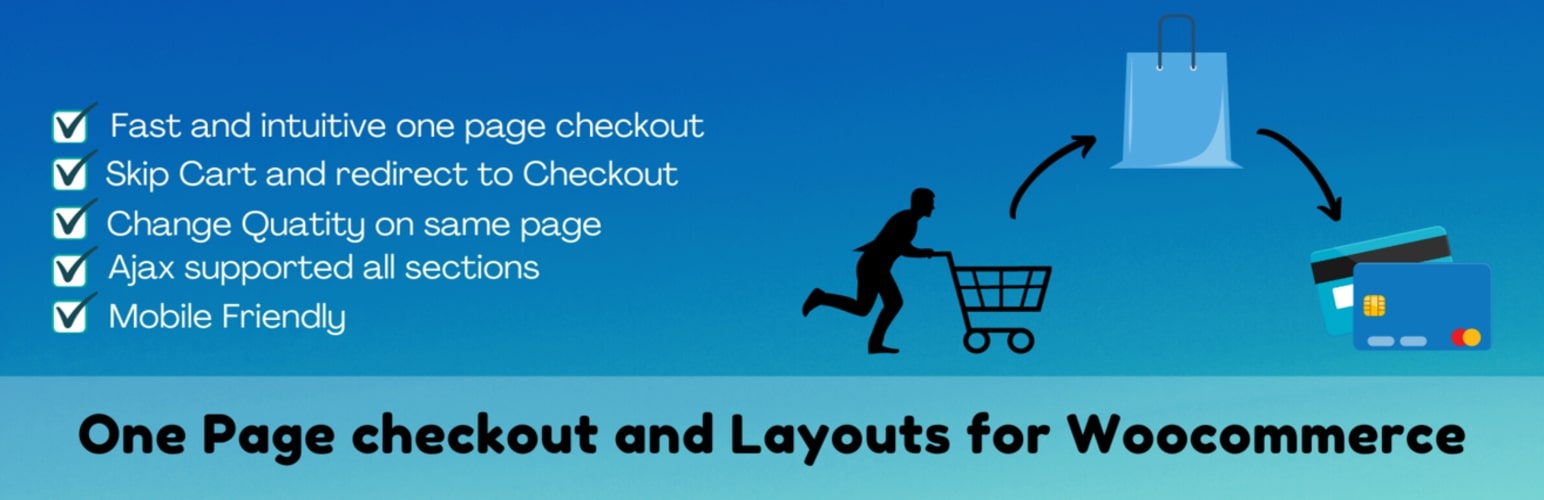 One page checkout and layouts for woocommerce
