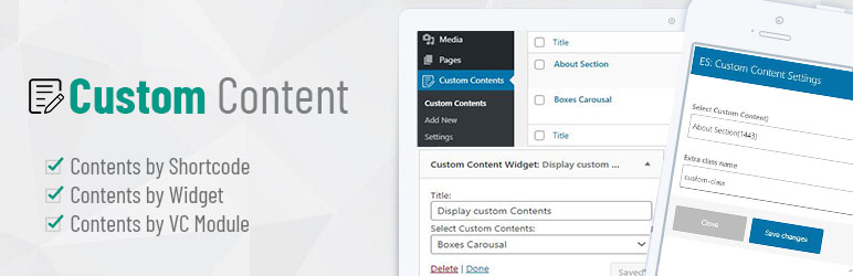Custom Content
