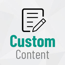 Custom Content by (Shortcode, Widget, Wp Bakery)