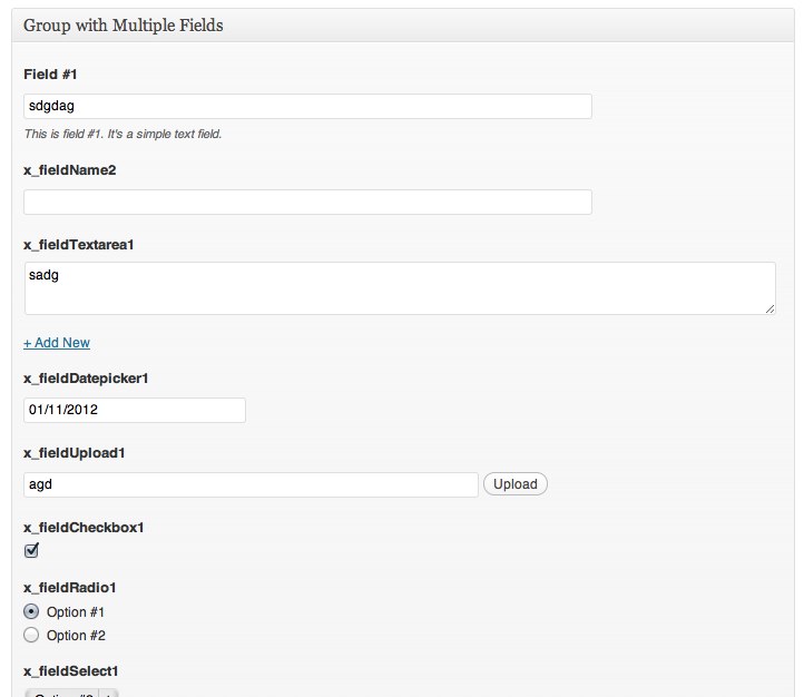 Custom Metadata Manager supports many field types with an easy way to render your own.
