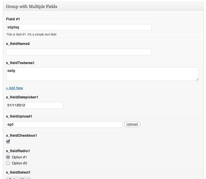 Custom Metadata Manager supports many field types with an easy way to render your own.