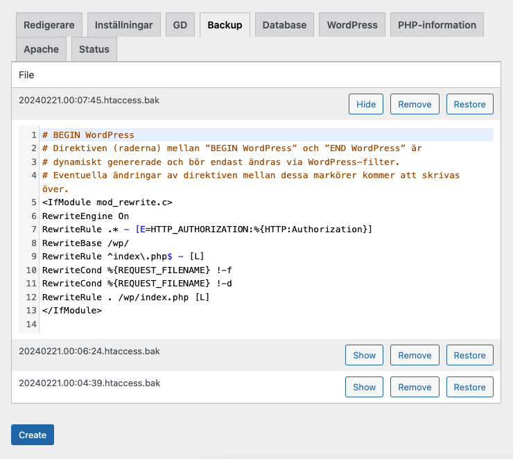 Custom PHP Settings