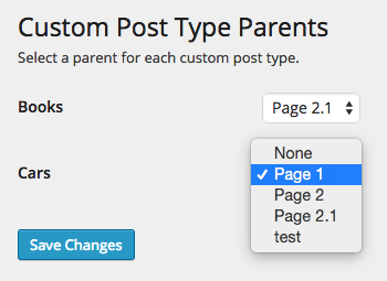 Custom Post Type Parents