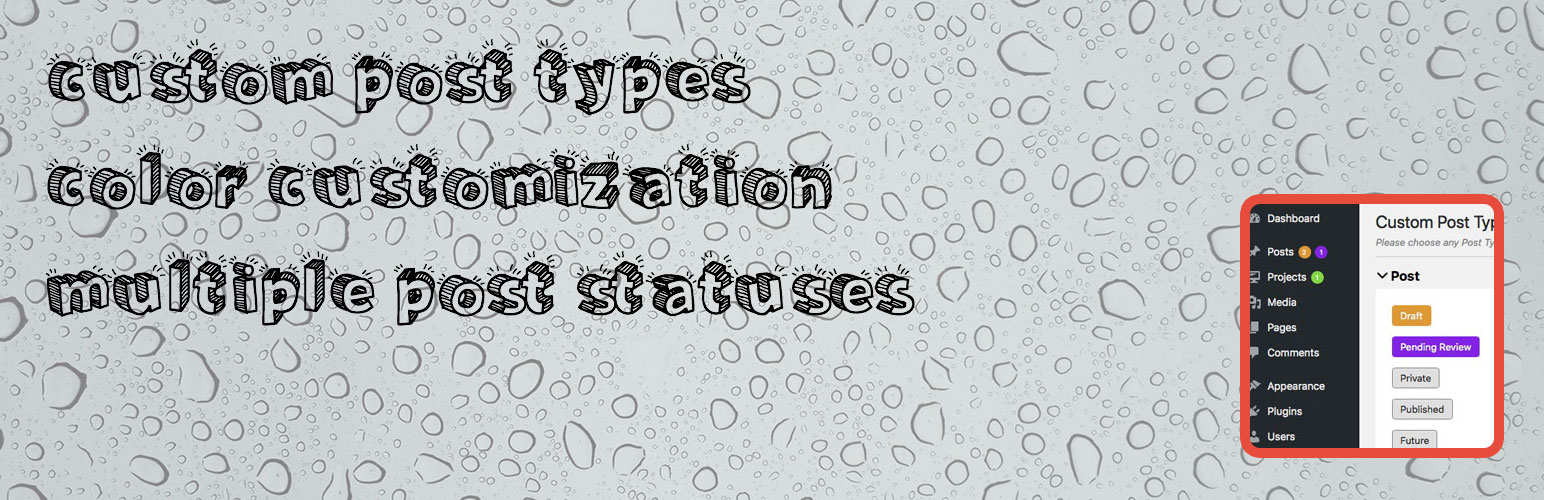 Custom Post Types Bubbles