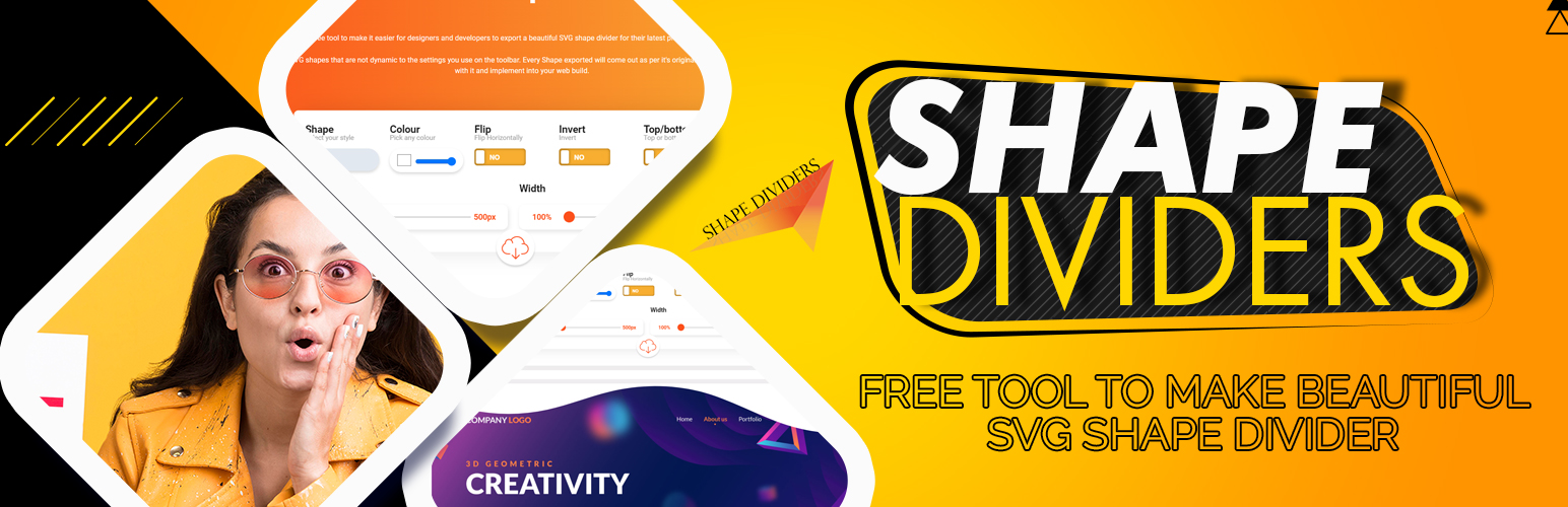 Custom Shape Dividers create dividers in a easy way