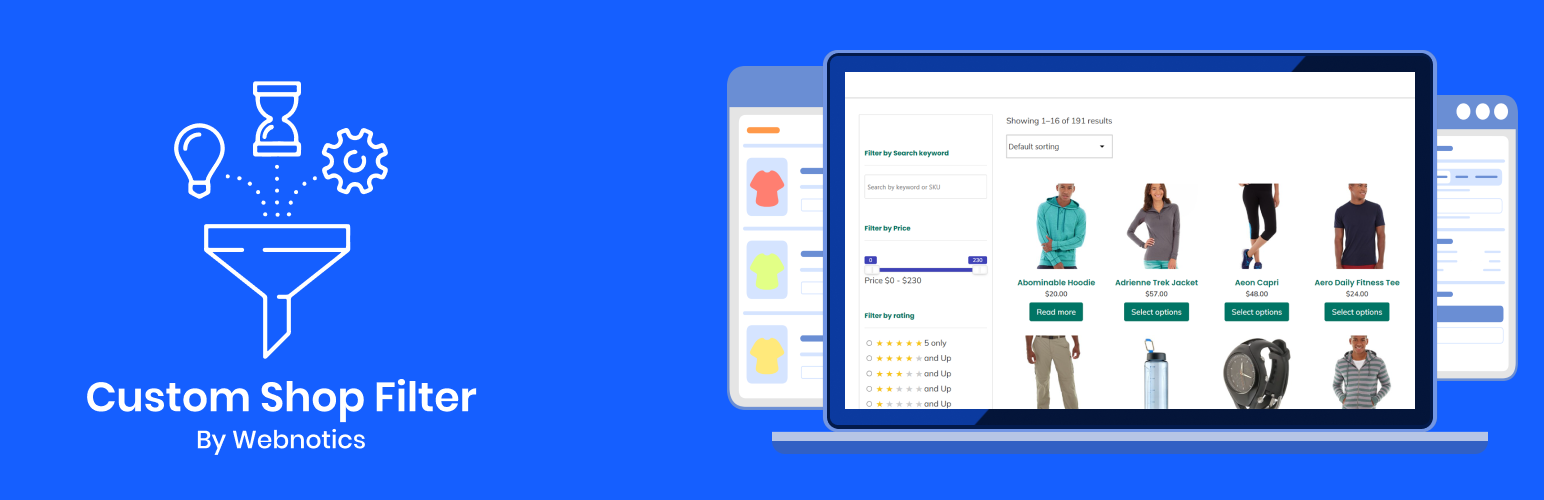 Custom Shop Filter by Webnotics