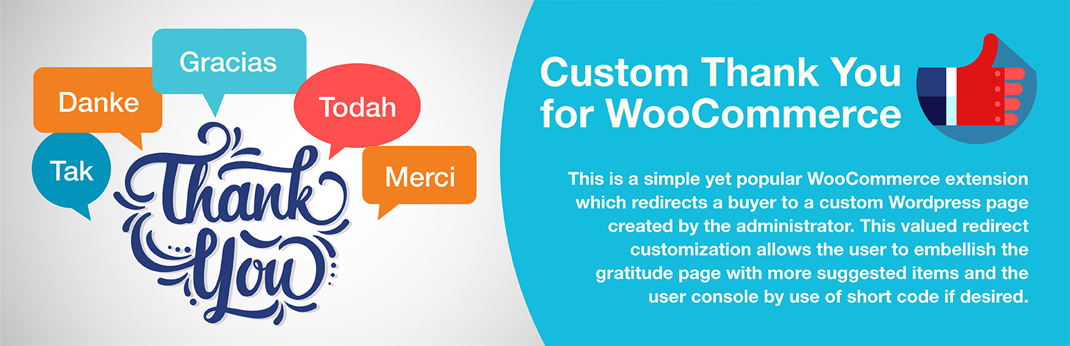 Custom Thank You for WooCommerce