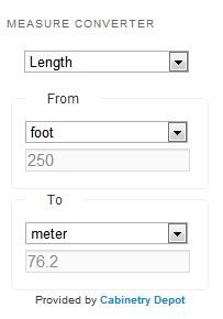 Custom Unit Converter Widget