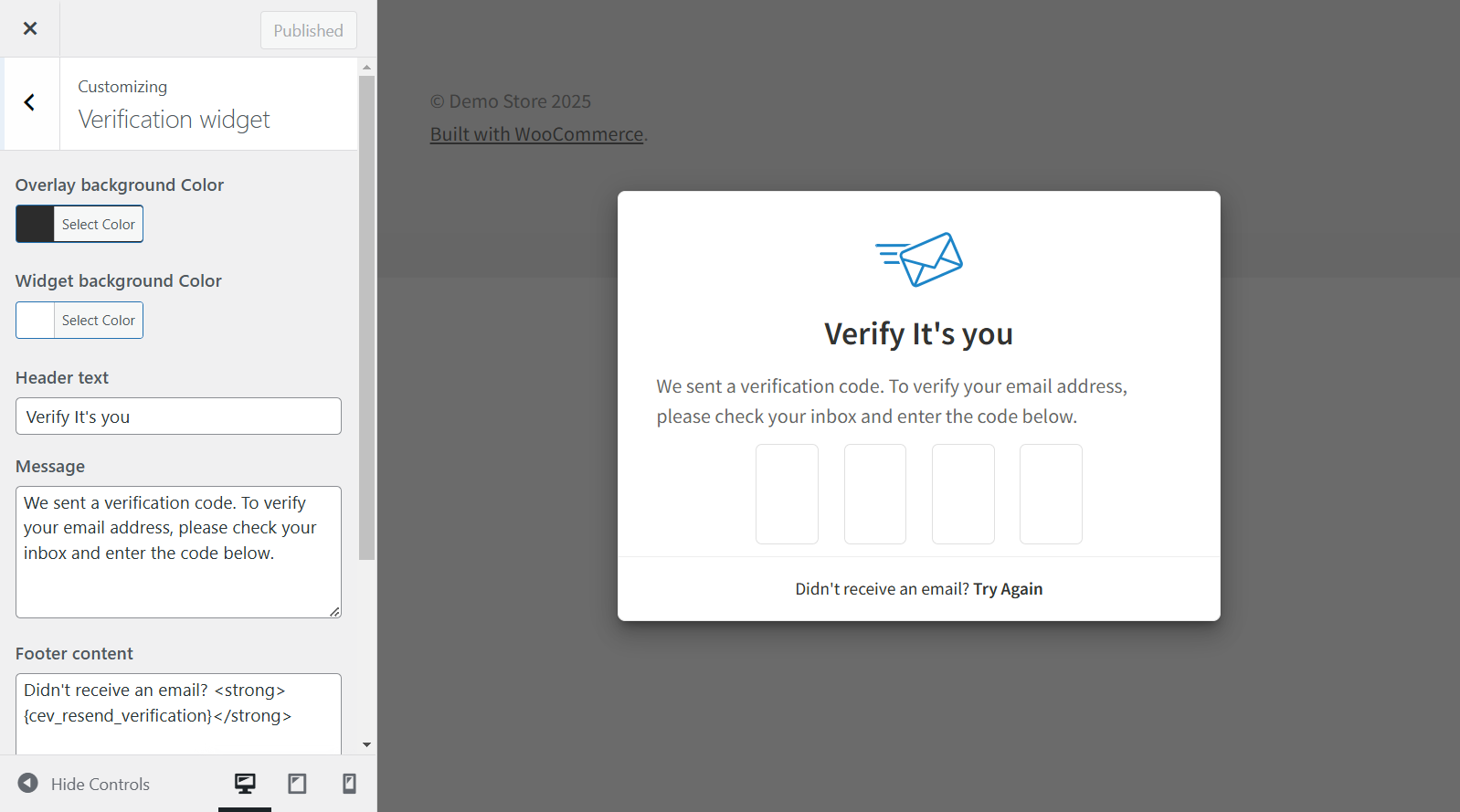 Customer Email Verification for WooCommerce