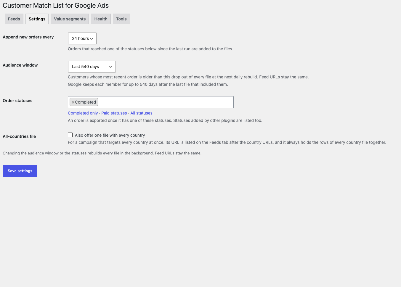 Customer Match List for Google Ads