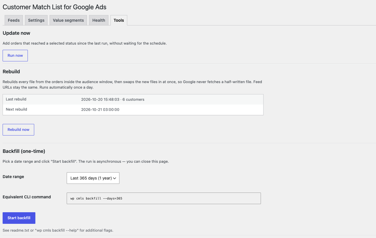 Customer Match List for Google Ads